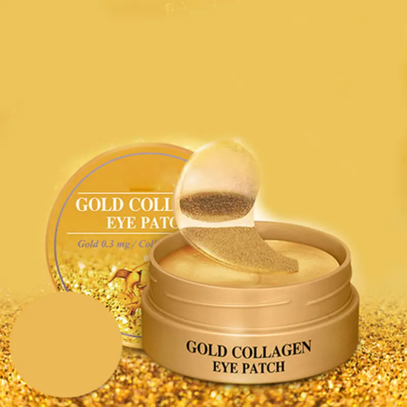 60pcs Cooling Aloe Vera Eye Mask for Puffy Eyes and Dark Circles 24K Gold Vitamin-Sea Weed-Green Tea Firming ODM & OEM Supply