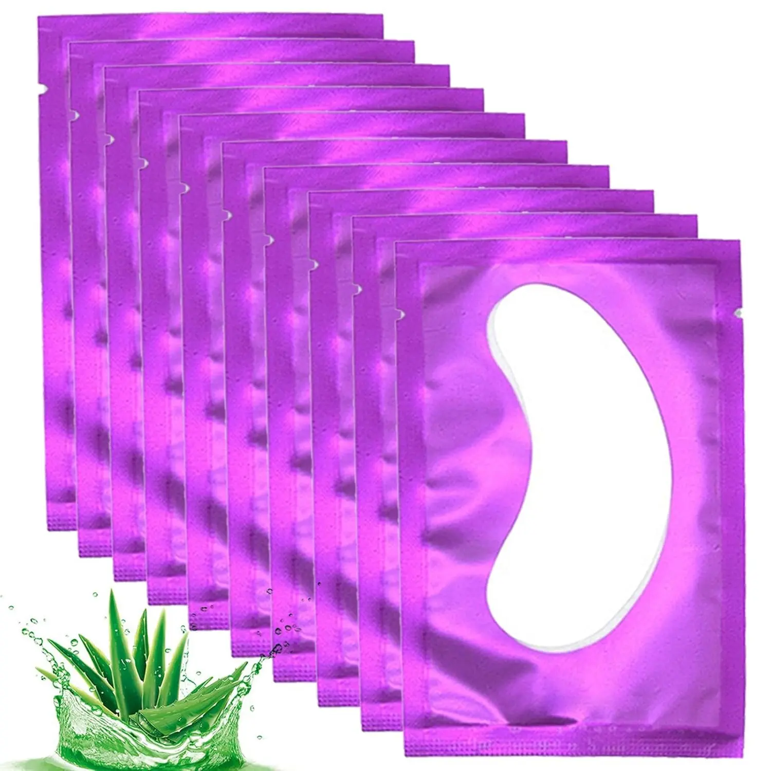 Natural Hydrogel Collagen Under Eye Patches for Eyelash Extensions Undereye Bags Eco-Friendly Moisturizing Comfortable Eye Mask