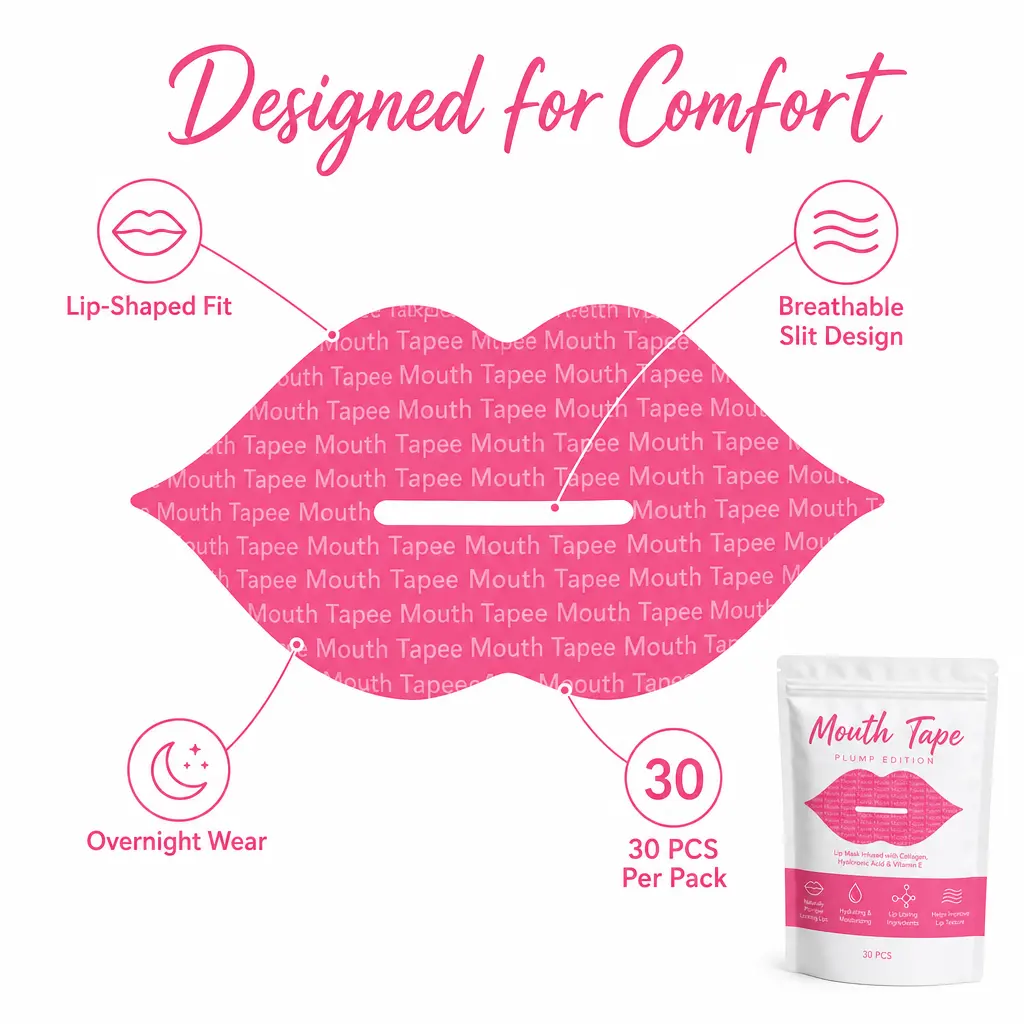Collagen Hydrogel Lip Sleep Mask Patch Overnight Hydrating Lip Line Removal Patch Anti Dry Chapped Moisturizing Wrinkle Patch