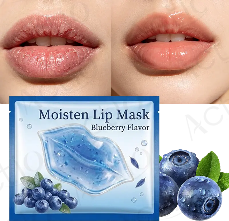 Hot Selling Korean Collagen Lip Mask Moisturizing Repairing Dry Lips Exfoliating, Multiple Flavors Lip Mask Set