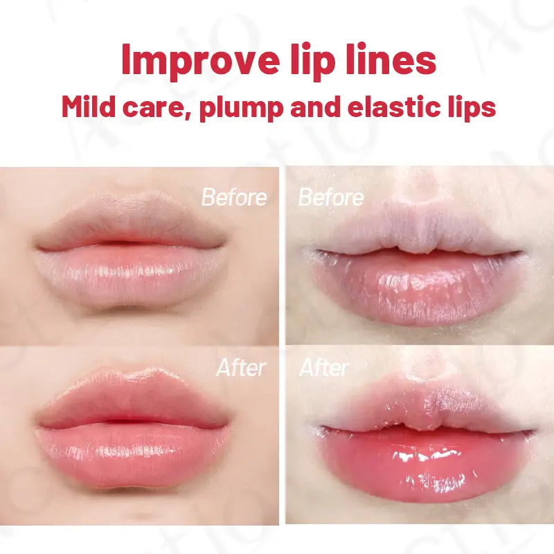 Hot Selling Korean Collagen Lip Mask Moisturizing Repairing Dry Lips Exfoliating, Multiple Flavors Lip Mask Set