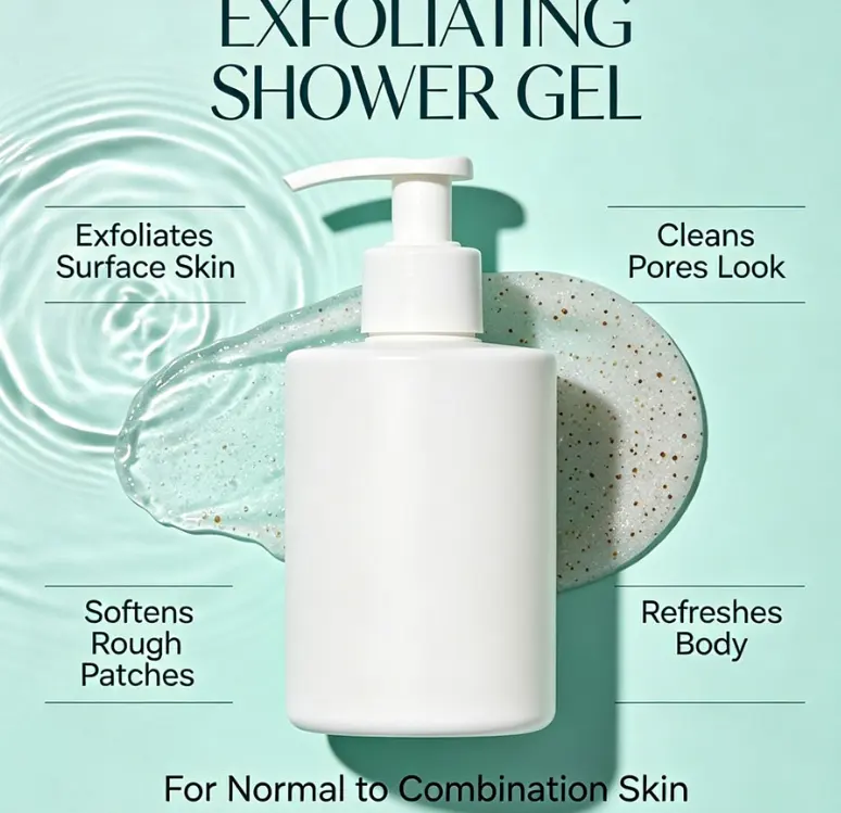 Deep Moisturizing Nourishing Shower Gel with Organic Ingredients Oil Control & Private Label
