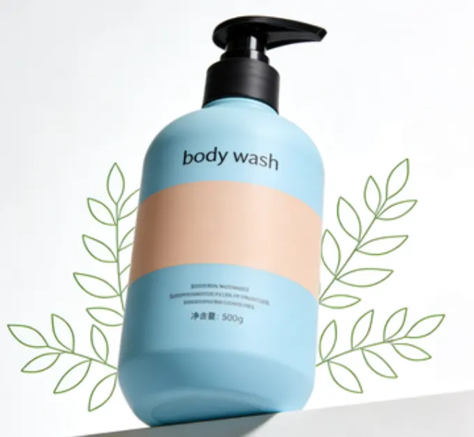 Body Lighting Shower Gel 100ml Nourishing Moisturizing Perfumed Rose & Aloe Gift Set with Custom Ingredients Travel Size