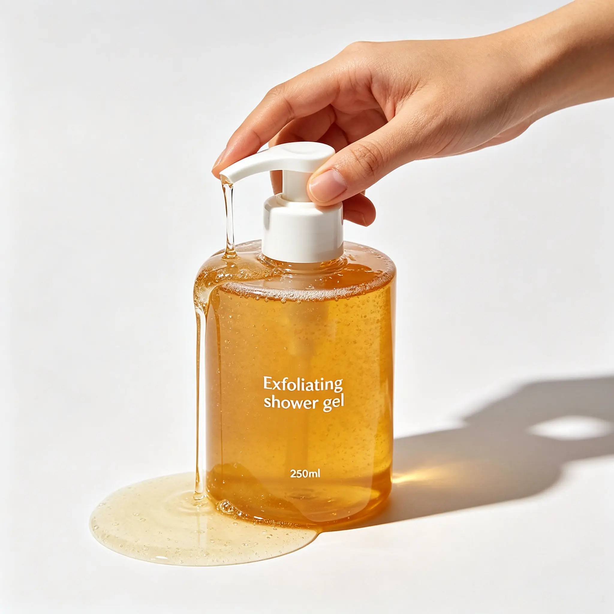 Exfoliating Shower Gel Moisturizing Exfoliating Shower Oil Private Label Body Exfoliating Cleanser Remove Dead Skin