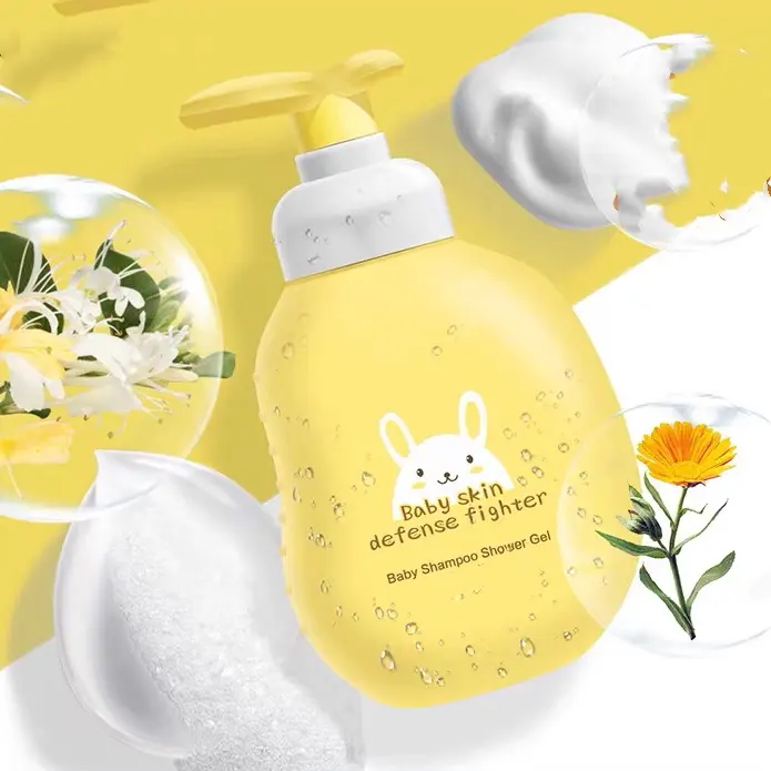 OEM/ODM Private Label Body Skin Baby Shampoo Shower Gel