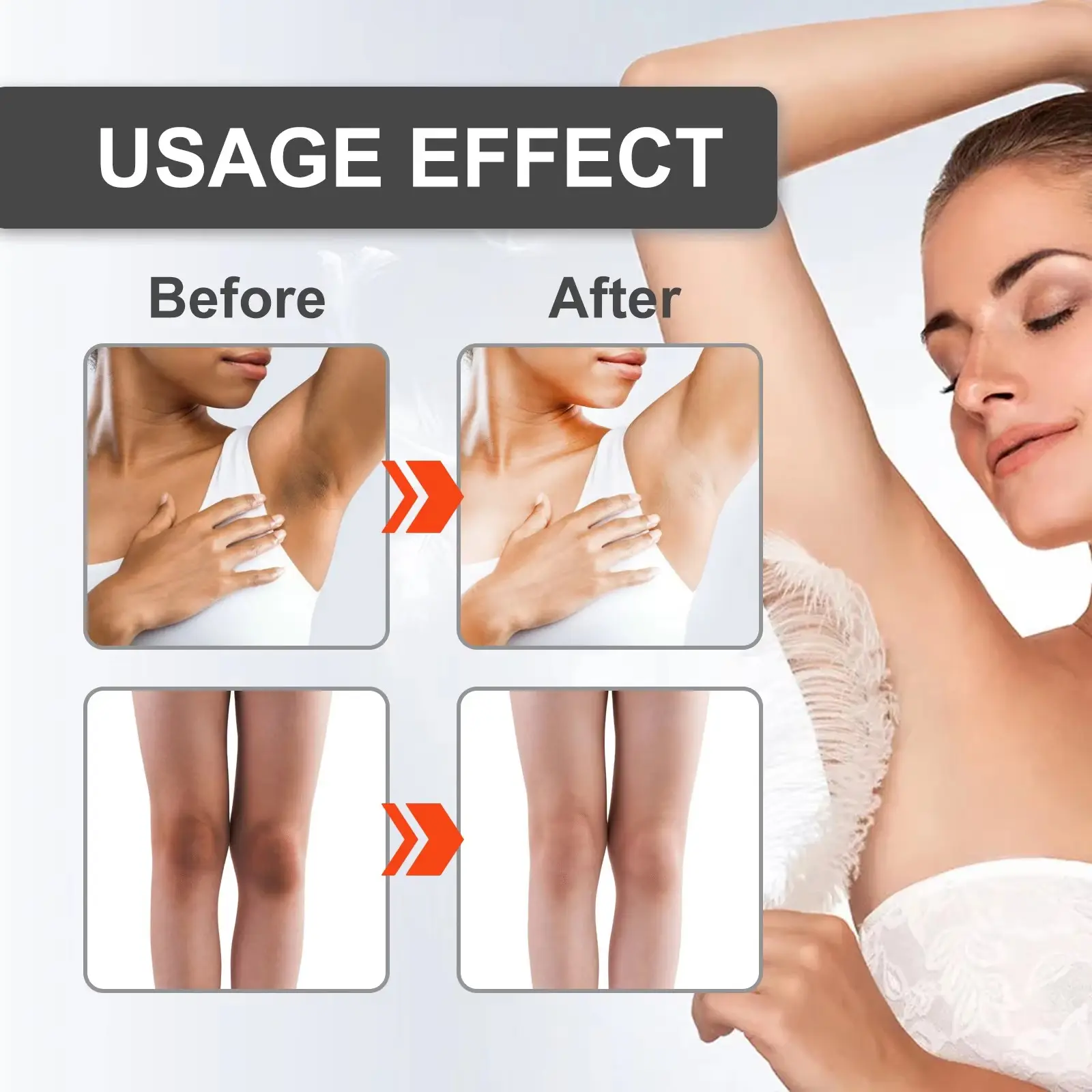 Wholesale Private Label Inner Thigh Lightening Cream Dark Spots Eraser Spotless Skin Underarm Whitening Cream