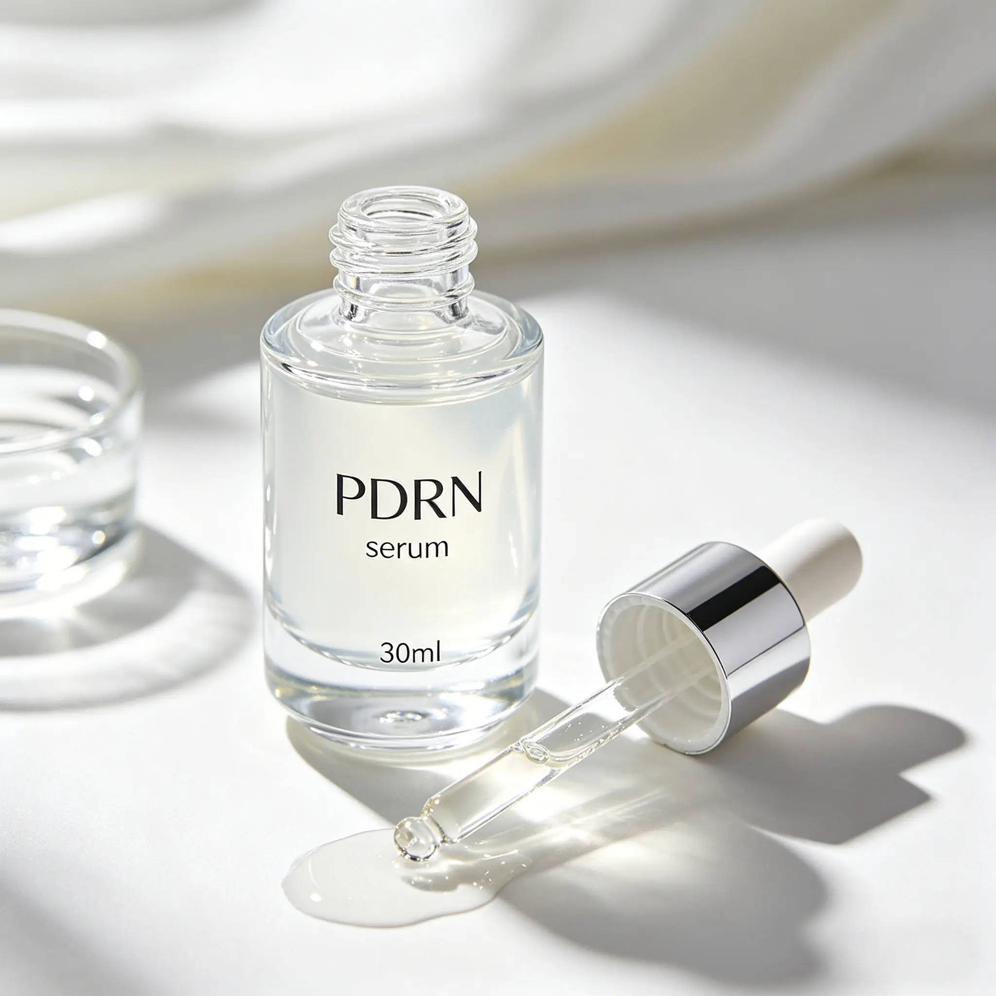 Luxury PDRN Serum Hydrating Facial Essence Skin Regeneration Serum Repair Damaged Skin Firming Moisturizing Beauty Essence Bulk