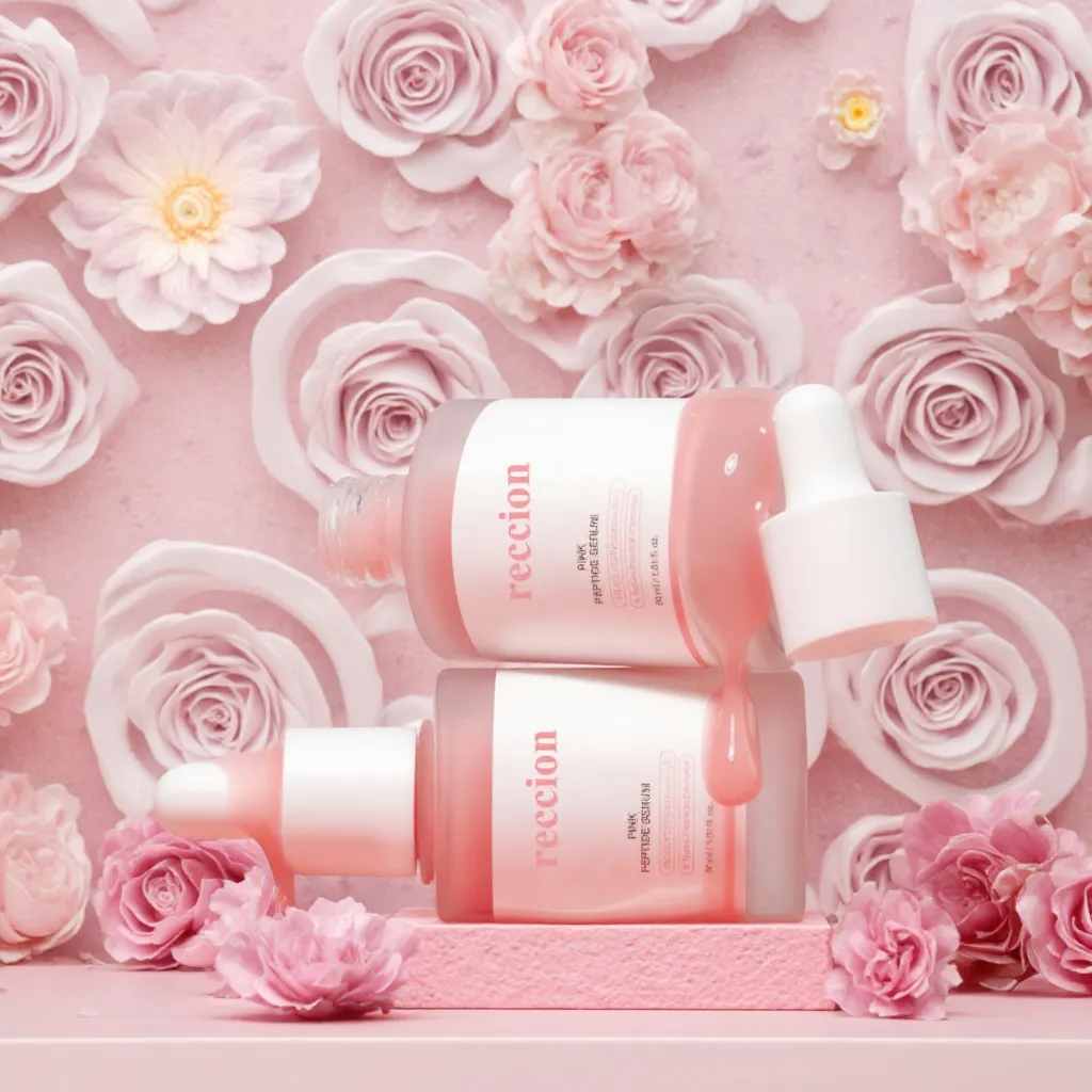 Vegan Rose-Highlighting Facial Serum 30ml ODM Glow Wrinkle & Firming Skin Care Product Targeting Eye & Hand with Free Sample