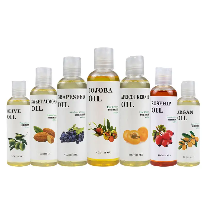 Private Label Jojoba Essence Oil Pure Essential Aromatherapy Base Oil Body and Face Massage Oil