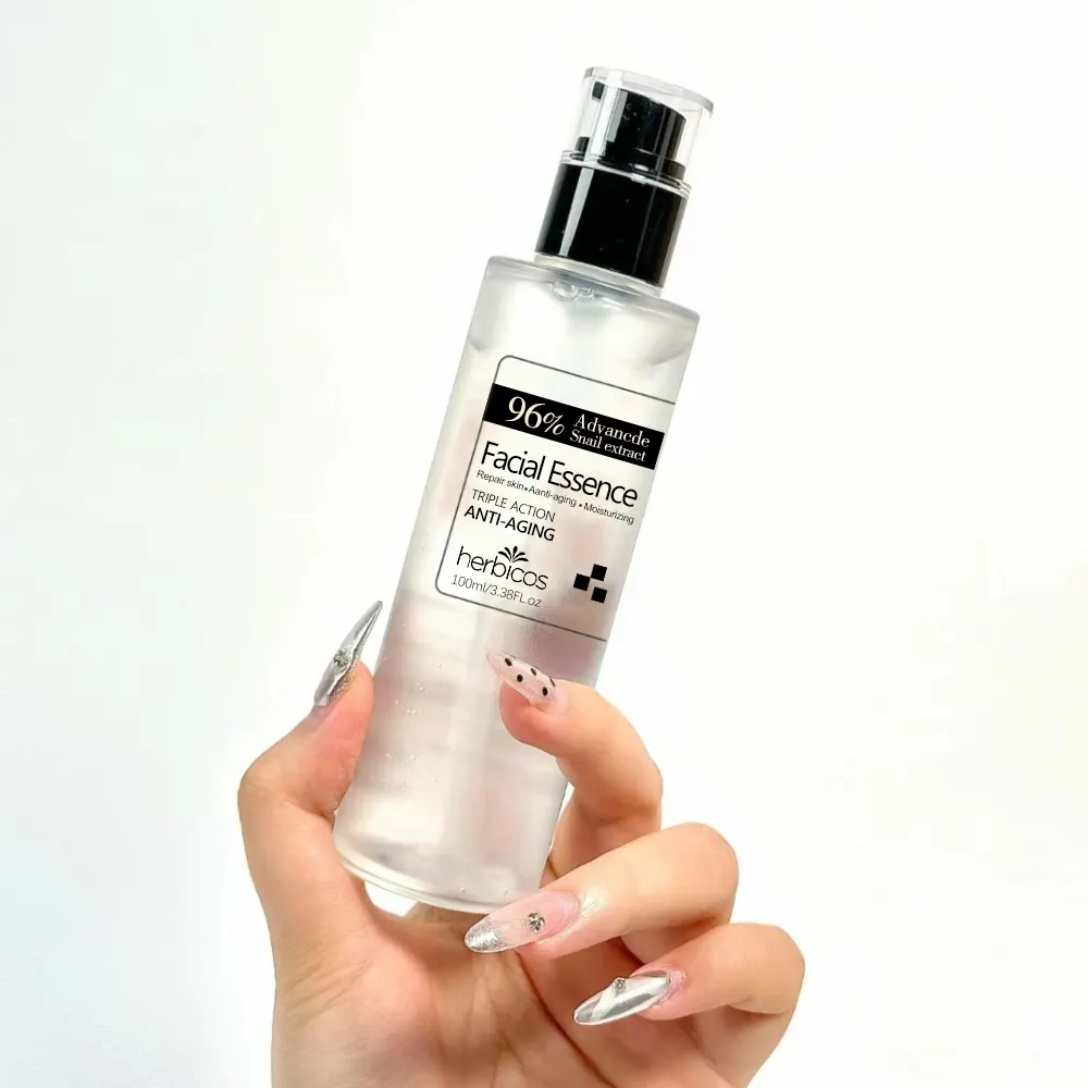 Private Label 96% for Extract Mucin Power for Essence Oil Moisturizing Korea Skin Care Snail Serum for Face