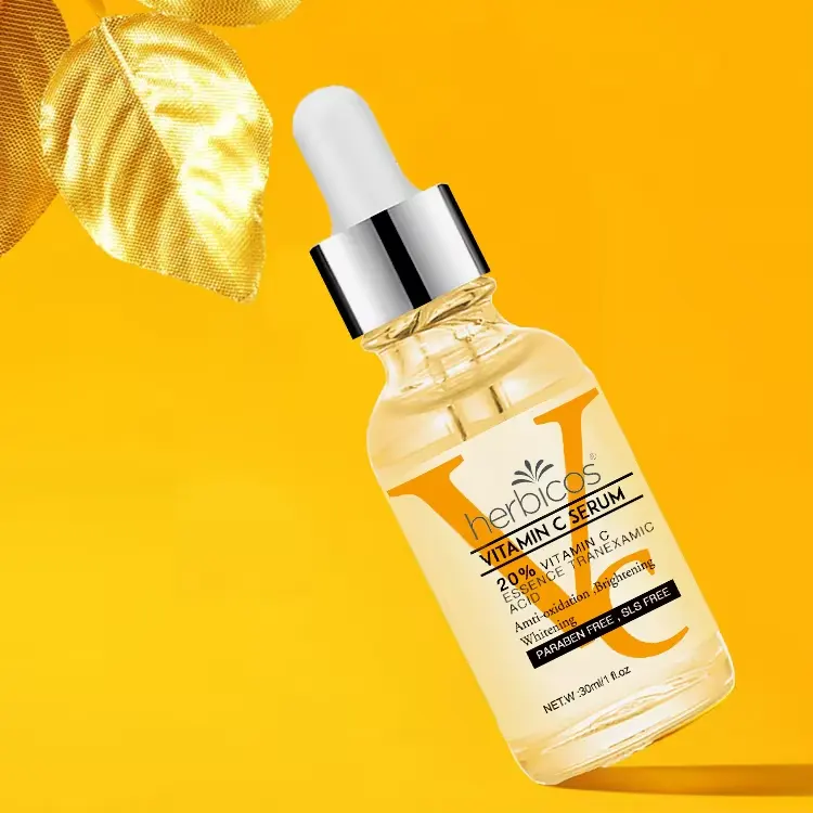 Private Label Deep Moisturizing Anti-aging Firming Hyaluronic Acid Vc Essence Vitamin C Serum Tranexamic Acid