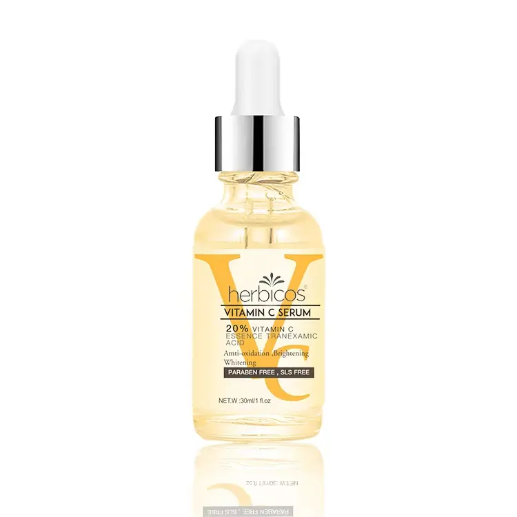 Private Label Deep Moisturizing Anti-aging Firming Hyaluronic Acid Vc Essence Vitamin C Serum Tranexamic Acid