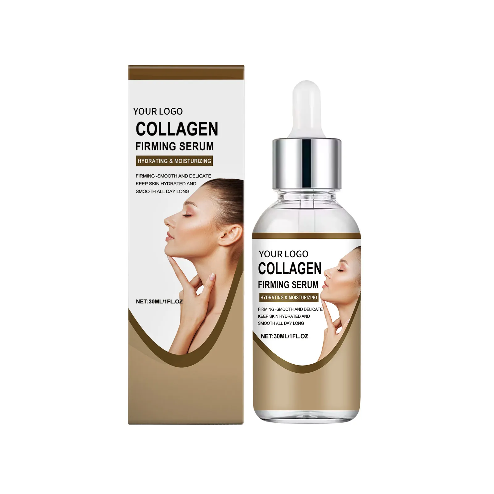 Wholesale Private Brand Collagen Firming Essence to Keep the Skin Radiant Hydrated and Smooth All Day Long