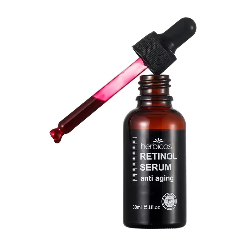 Herbicos Private Label 100% Pure Face Serum Collagen Natural Firming Moisturizing Retinol Peptide Anti-age Essence