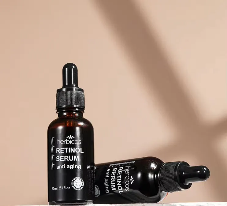 Herbicos Private Label 100% Pure Face Serum Collagen Natural Firming Moisturizing Retinol Peptide Anti-age Essence