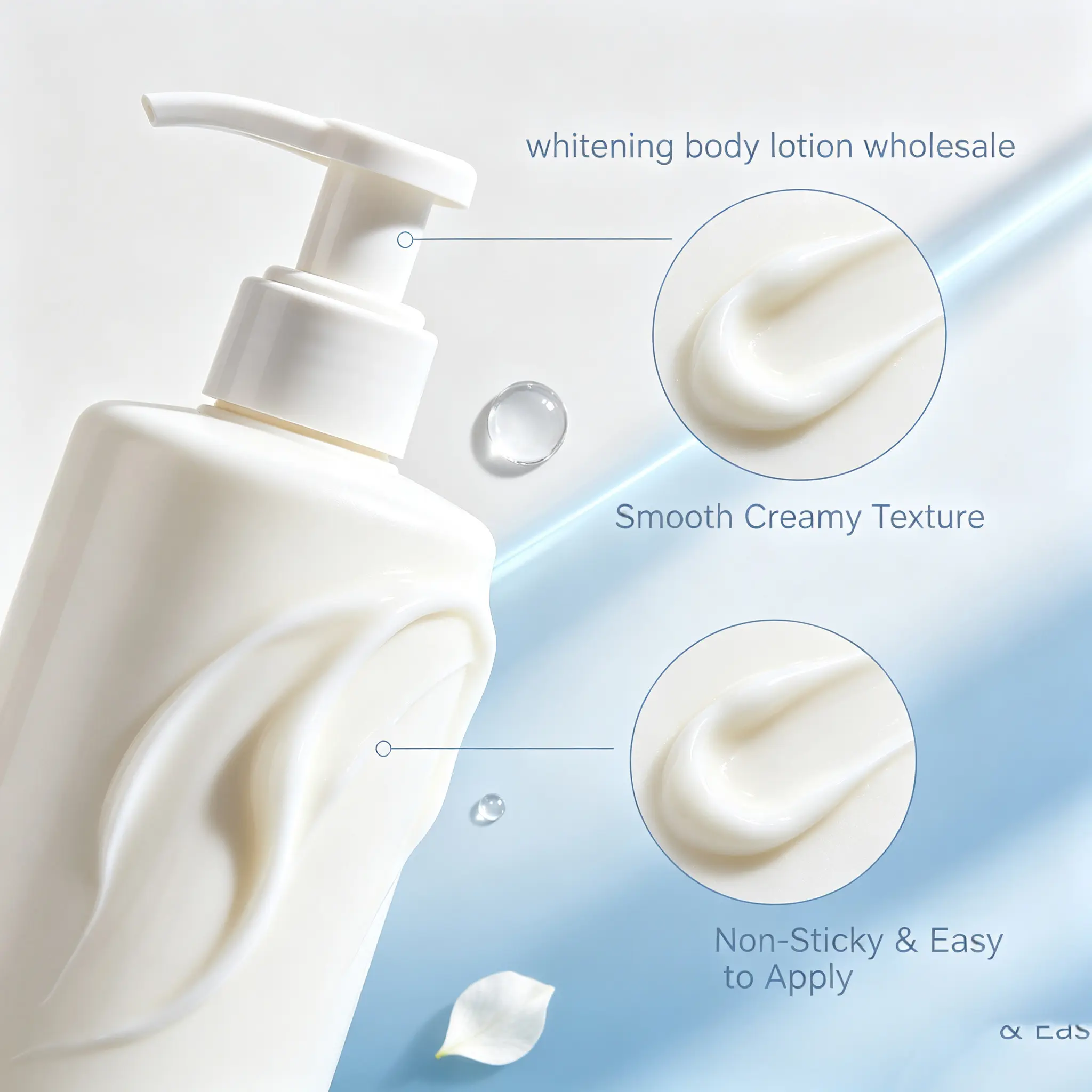 Whitening Body Lotion Wholesale, Brightening Moisturizing Body Lotion for Hotel, Spa and Bulk Skin Care Supply