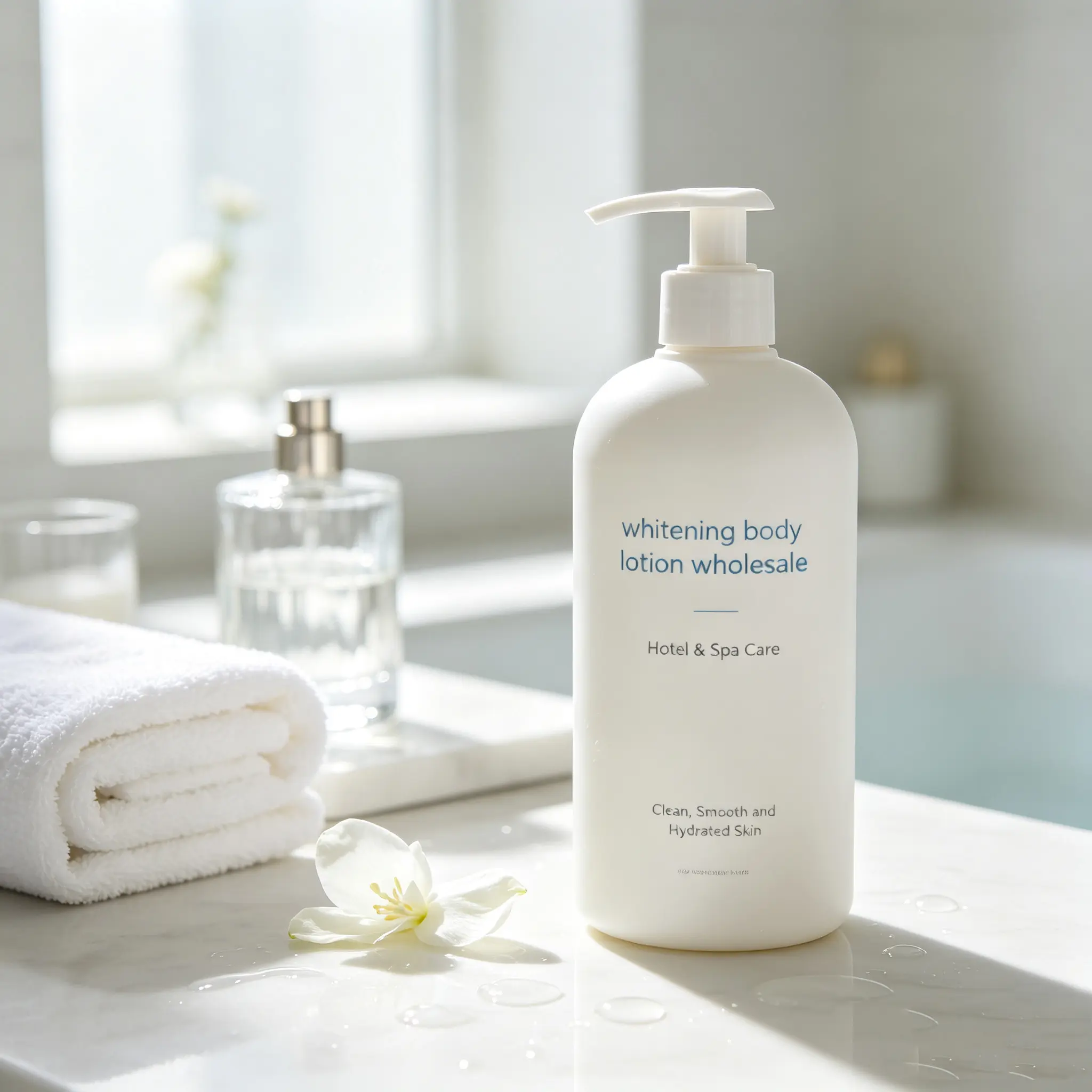 Whitening Body Lotion Wholesale, Brightening Moisturizing Body Lotion for Hotel, Spa and Bulk Skin Care Supply