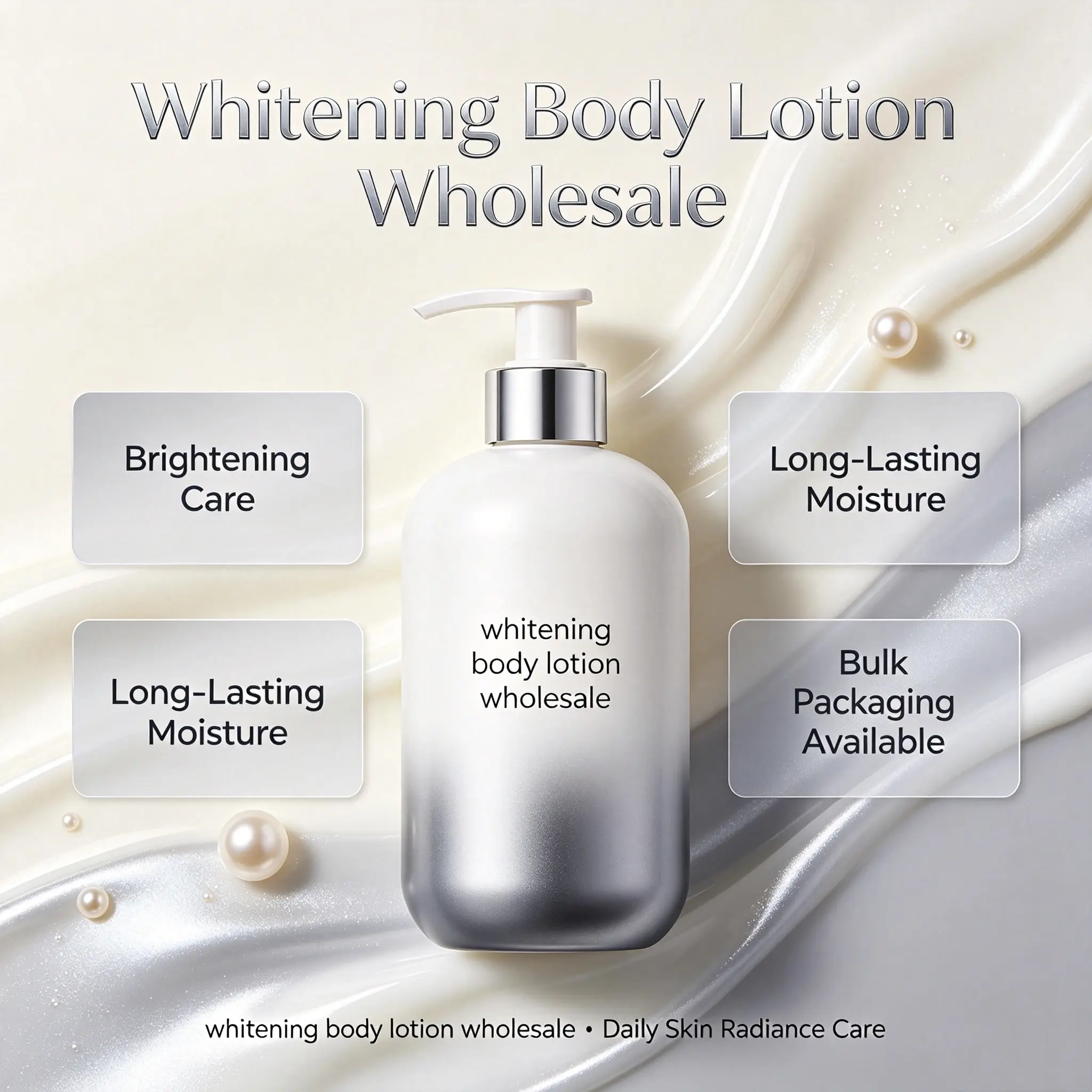 Whitening Body Lotion Wholesale, Brightening Moisturizing Body Lotion for Smooth, Hydrated and Radiant Skin Care