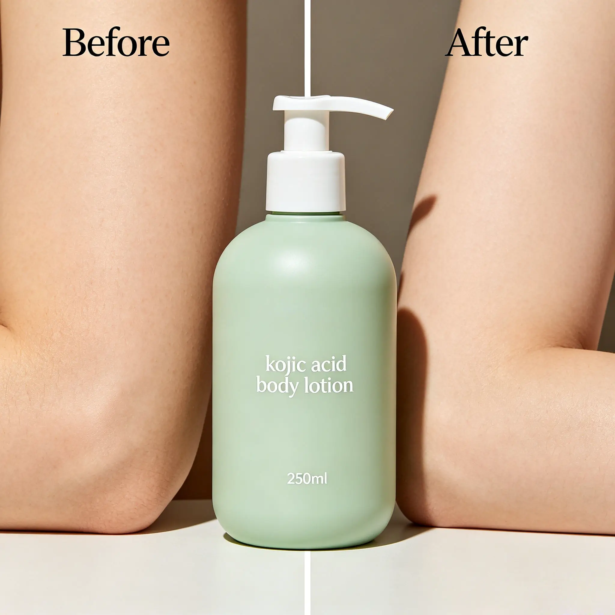 Kojic Acid Body Lotion Skin Lightening Body Cream Private Label Brightening Body Lotion Fade Dark Spots Hydrating Smooth Skin
