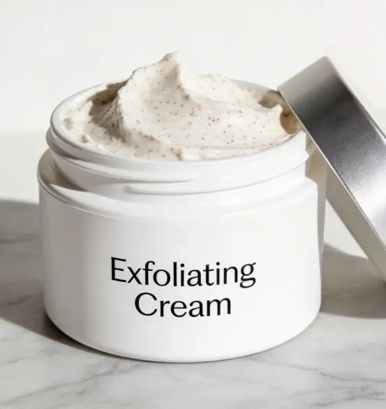 Exfoliating Body Cream with Collagen and Natural Aloe Vera & Fruit Ingredients for Deep Cleaning & Whitening Private Label