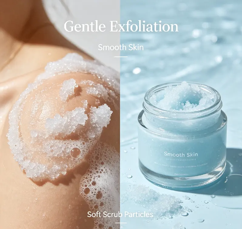 Salt Body Scrub - Moisturizing and Exfoliating Body, Face, Hand, Foot Scrub - Fights Stretch Marks, Fine Lines Salt Scrub