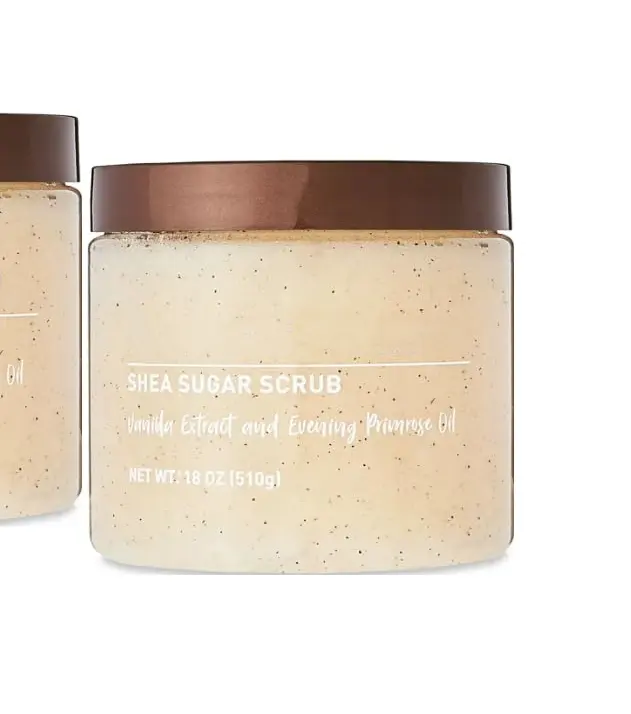 Premium Facial Body Scrub 250g Shea Sugar Scrub with Tea Tree Exfoliating Body Scrub for Smooth Skin Easy to Rinse