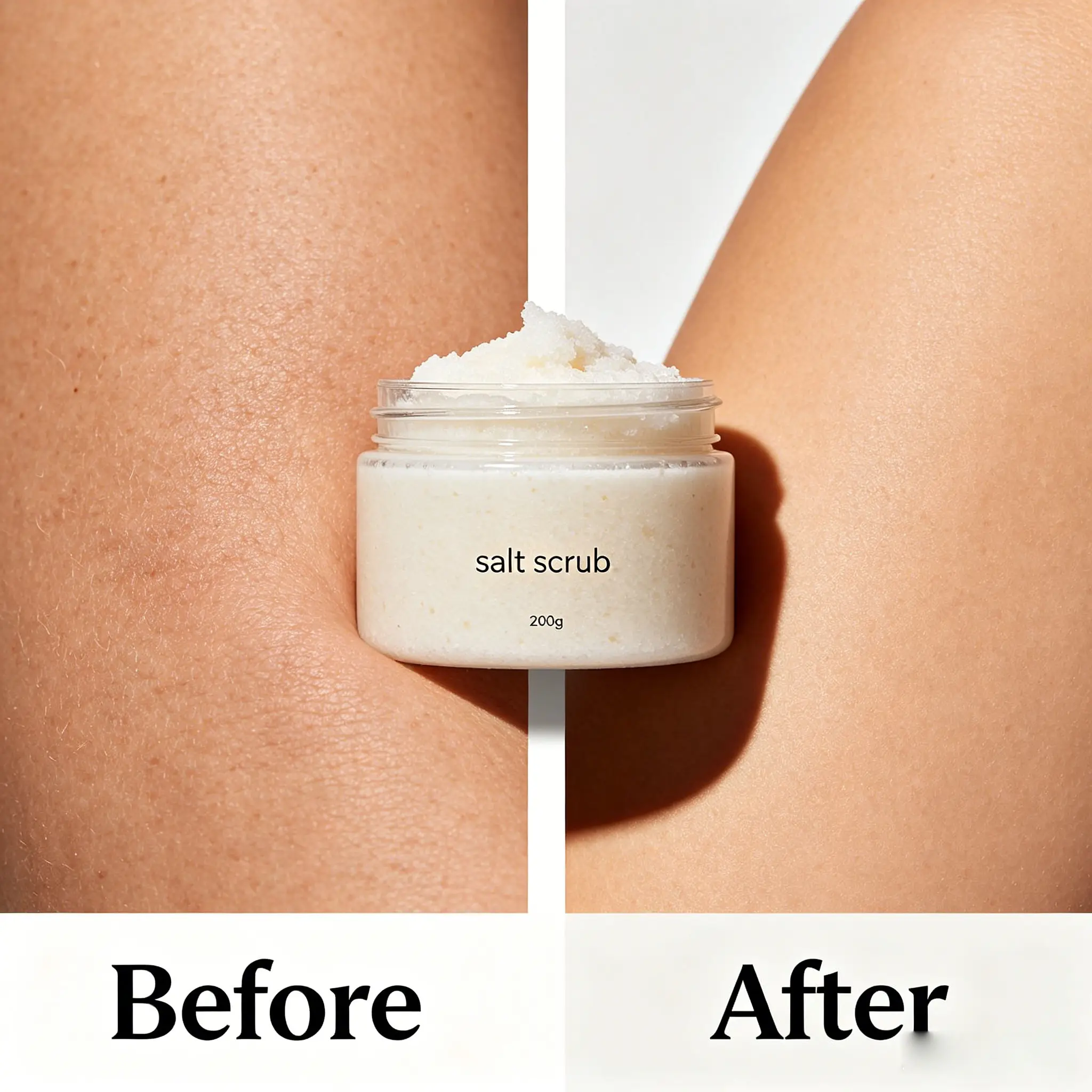 Natural Mineral Salt Scrub Exfoliating Salt Scrub Deep Cleansing Salt Scrub Moisturizing Body Exfoliator Bulk Customizable