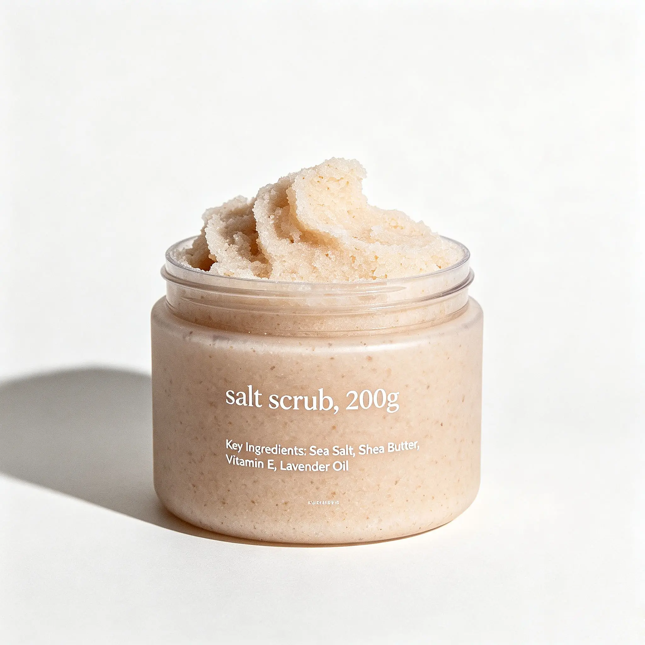 Natural Mineral Salt Scrub Exfoliating Salt Scrub Deep Cleansing Salt Scrub Moisturizing Body Exfoliator Bulk Customizable