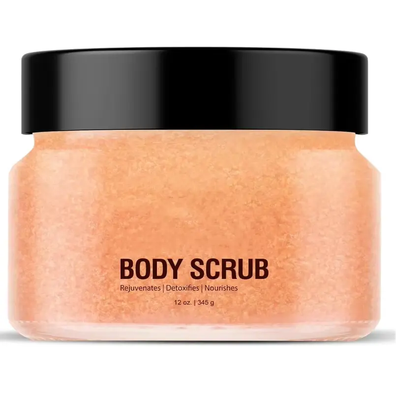 Whitening Body Scrub Beauty Products with Coffee Shea Butter Salt Glycerin for Bath and Skin Care OEM Supply