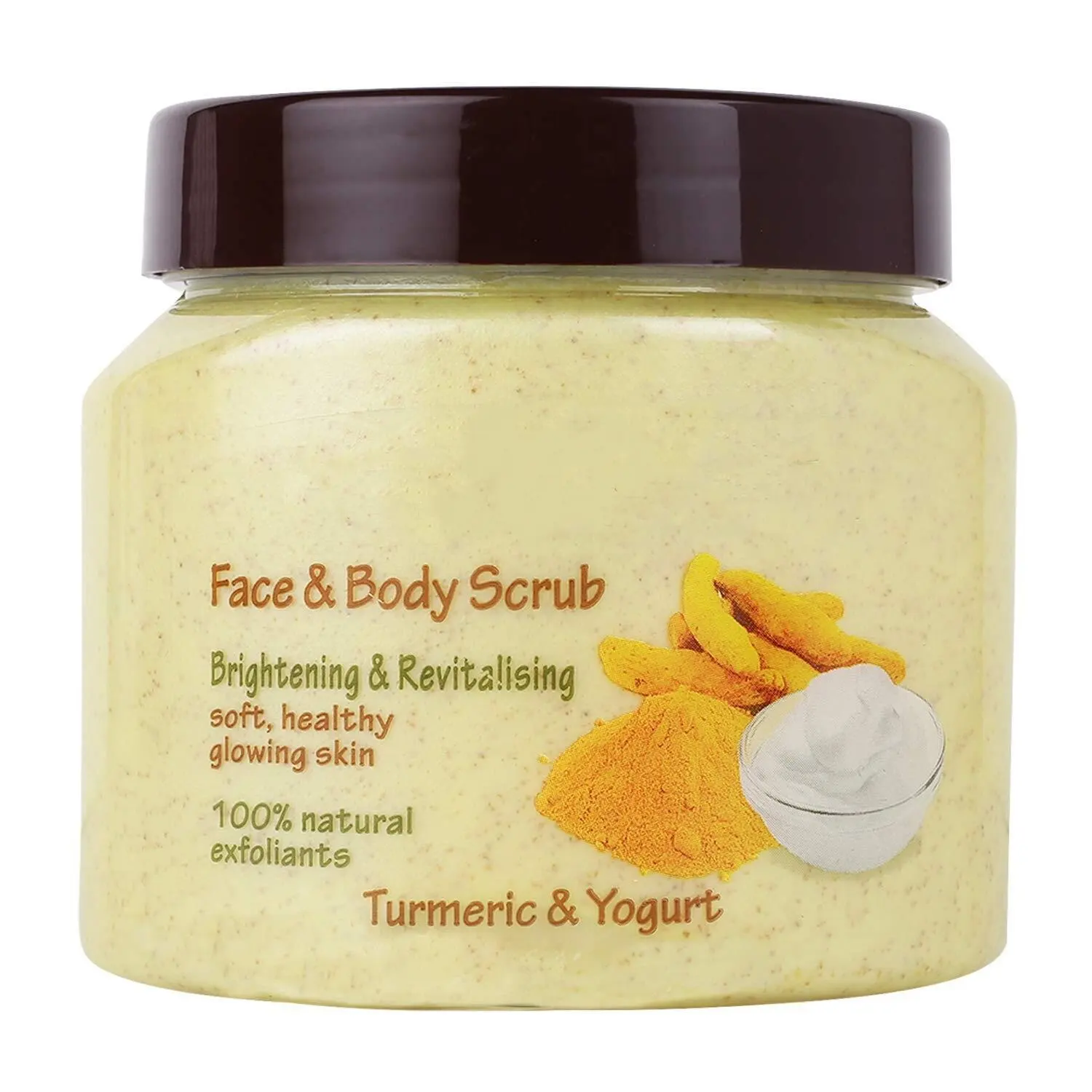 OEM Apricot & Almond Face and Body Scrub 300ml Targeted Exfoliating Cream