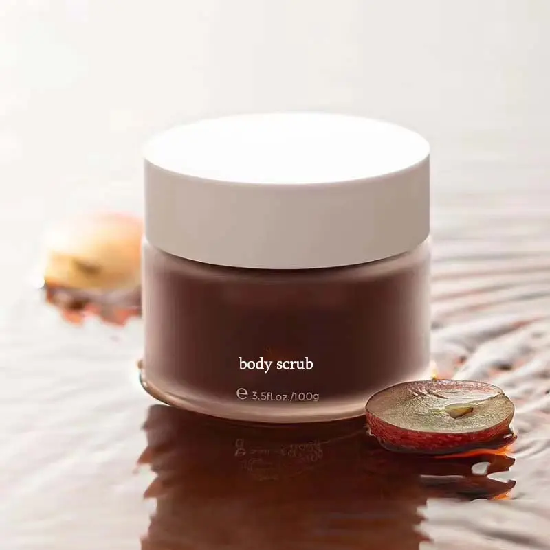100% Natural Organic Vitamin C Body Salt Scrub Beauty Exfoliator Cream Moisturizer for Adults Whitening Skin Face Massage