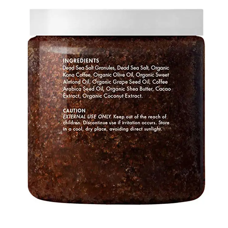 Whitening Smoothing Remove Dead Skin Cell Coffee Body Scrub Exfoliate Old Cells Away Face Scrub