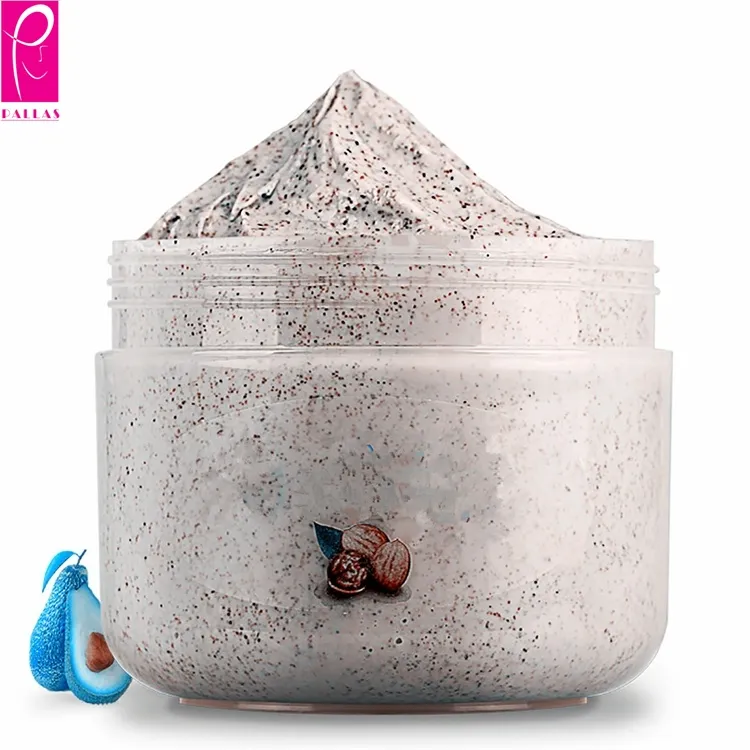 Herbal 100% Natural Custom Anti-Cellulite & Whitening Exfoliating and Nourishing Body Scrub Dead Sea Salt Mud