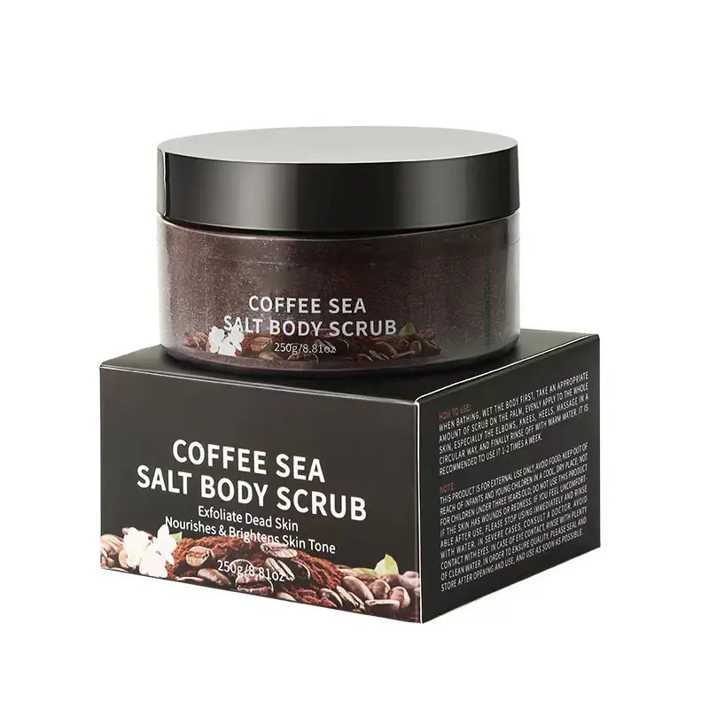 Organic Salt Type Exfoliator Exfoliating Lightening Body Scrub for Face and Body