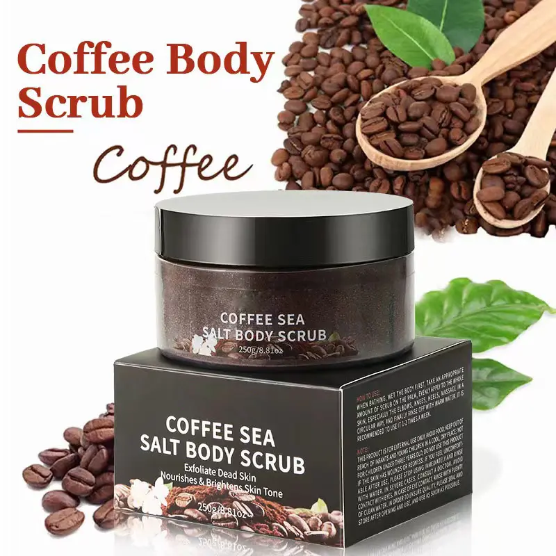 Organic Salt Type Exfoliator Exfoliating Lightening Body Scrub for Face and Body