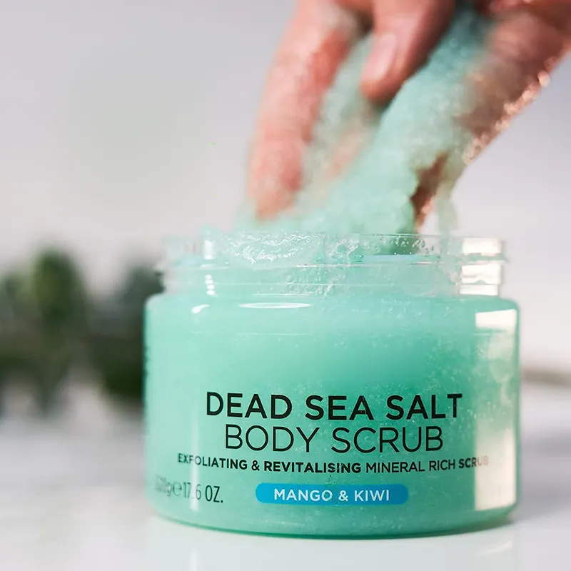 OEM Private Label Body Scrub Nourishing Skin Exfoliating Salt Scrub Natural Minerals Face and Body Scrub for All Skin Types
