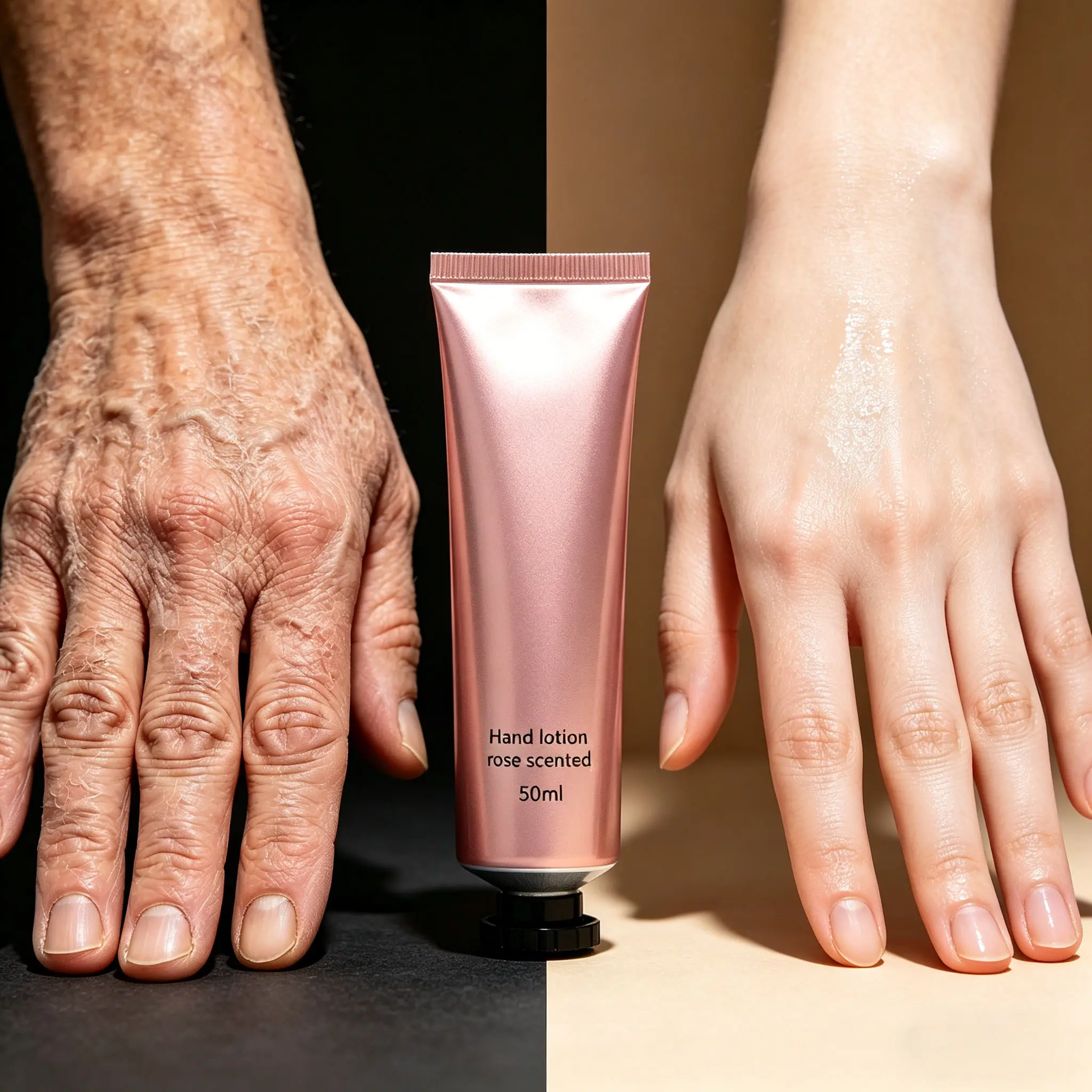 50ml Rose Scent Moisturizing Hand Cream Nourishing Hand Lotion Natural Shea Butter Repair Dry Skin Private Label Bulk