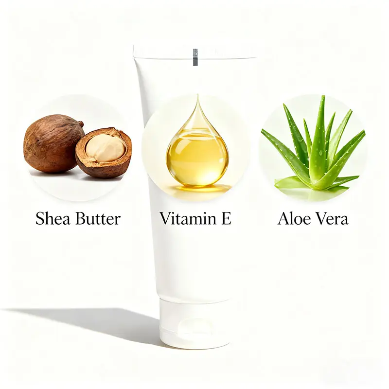 Nourish Glow Premium Hand Cream 50ml Natural Shea Butter Moisturizer for Dry Cracked Skin Non-Greasy & Fast-Absorbing