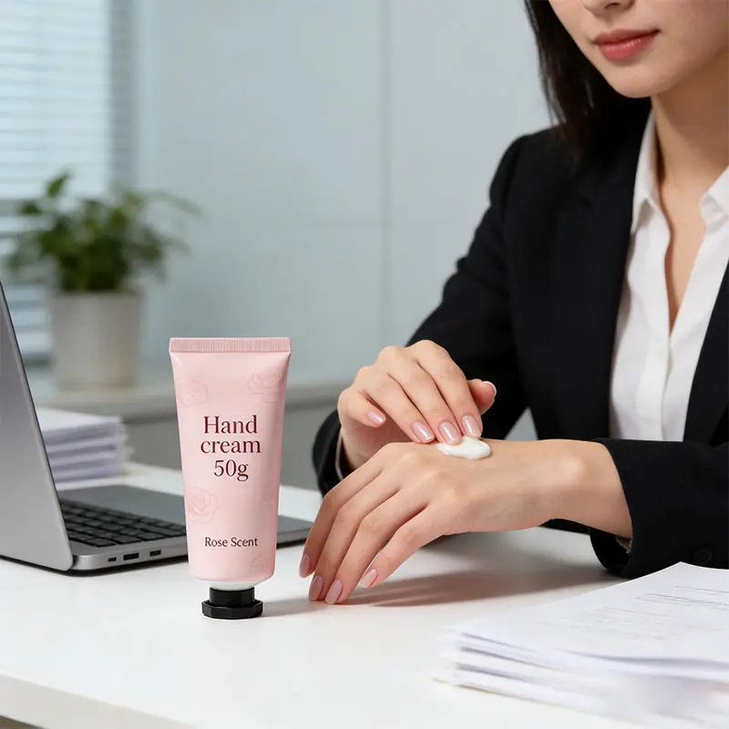 Rose Scented Hand Cream 50g Natural Moisturizing Hand Cream for Wholesale Bulk Hand Cream with Rose Extract for Dry Skin