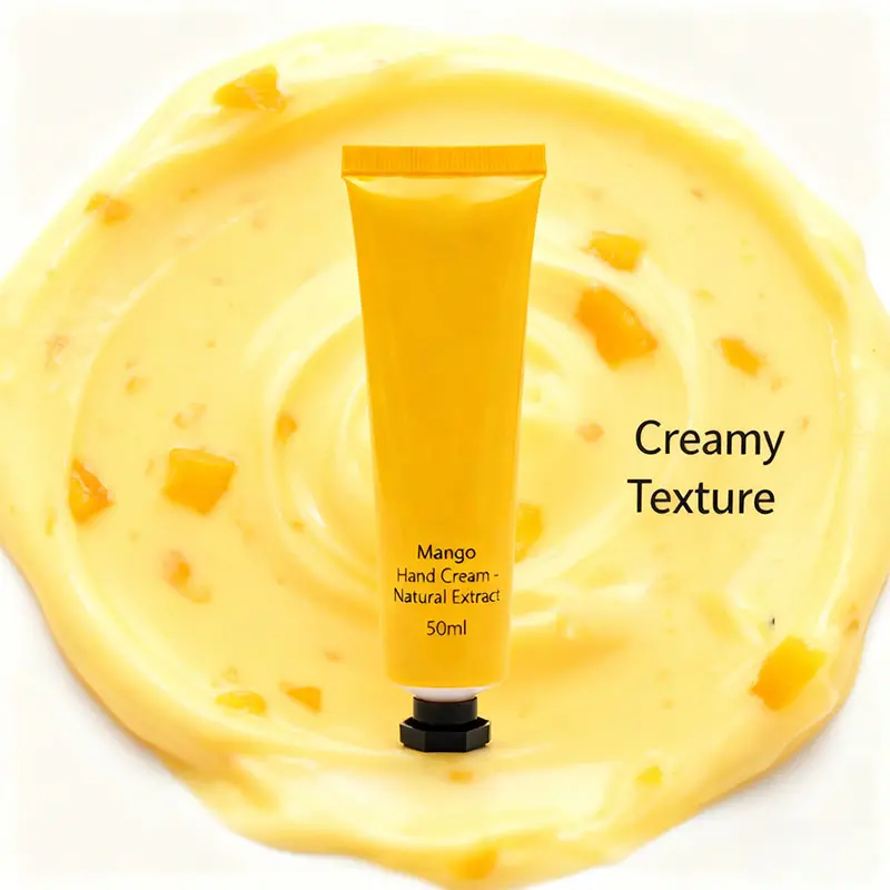 Mango Scented Hand Cream Natural Mango Extract Moisturizing Hand Cream for Dry Skin Non-Greasy Long-Lasting Fragrance