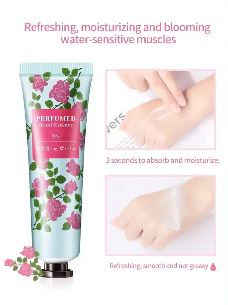 OEM 30ml Travel Hand Cream & Lotion Private Label Botanical Extract Anti-Aging Nourishing Whitening Moisturizing Sensitive Skin