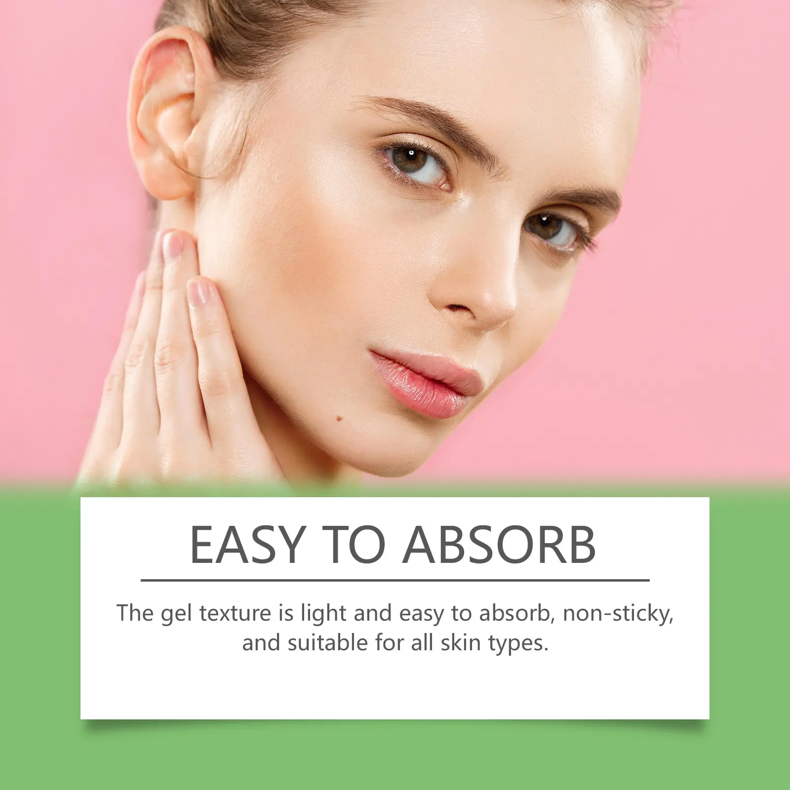 Private Label Aloe Vera Moisturizing Gel Skincare Calms Redness Nourishing Post-sun Repair Aloe Vera Gel Face Care Custom logo