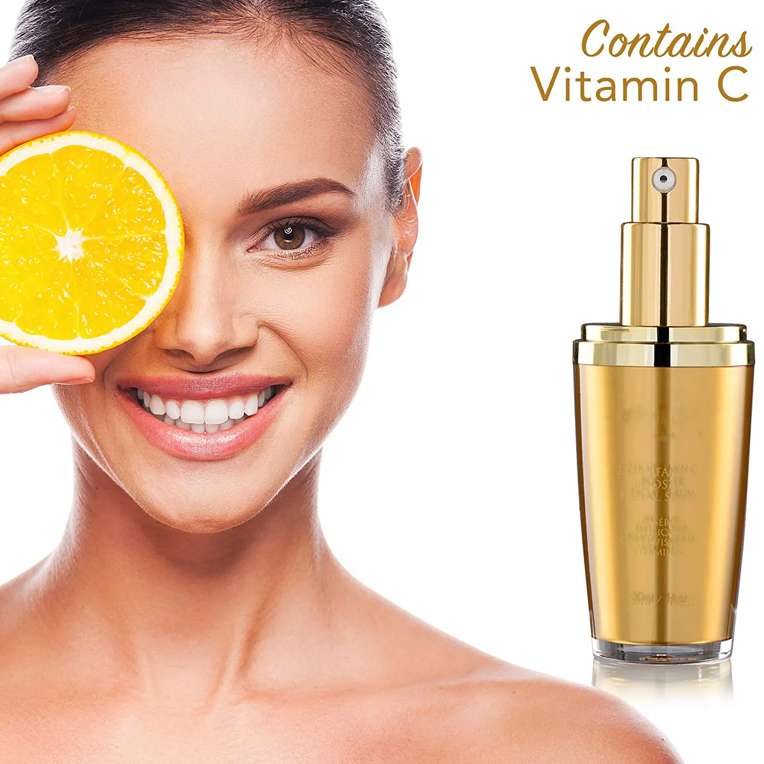 Online Hot Sale 24K Vitamin C Booster Anti Aging Facial Serum Oil Skin Care Set for Body
