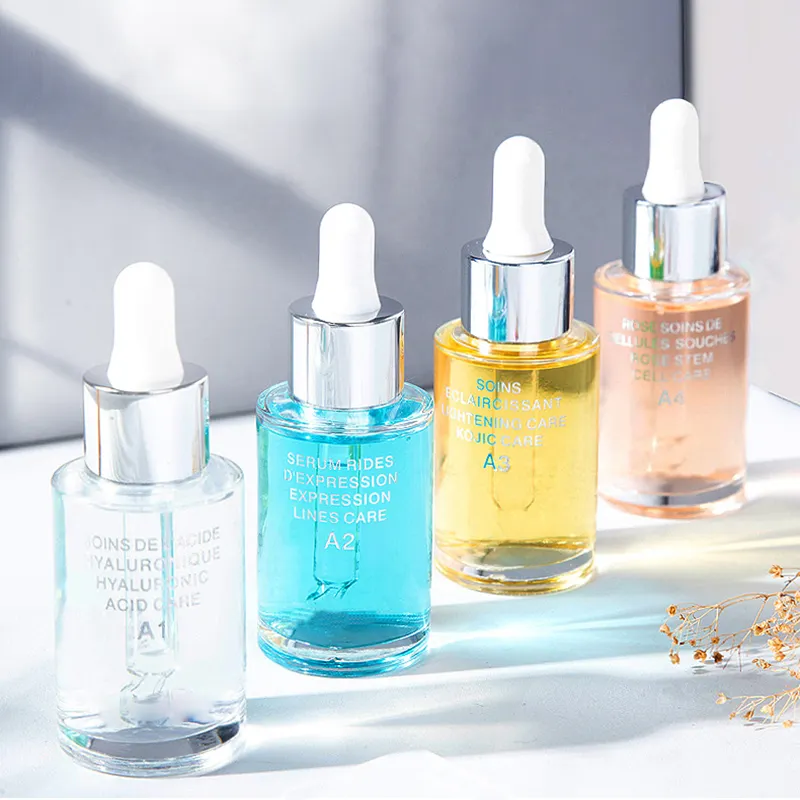 Nature Skin Care Formula Seaweed Water Balance Dark Spot Removal Double Layer 2 in 1 Face Serum