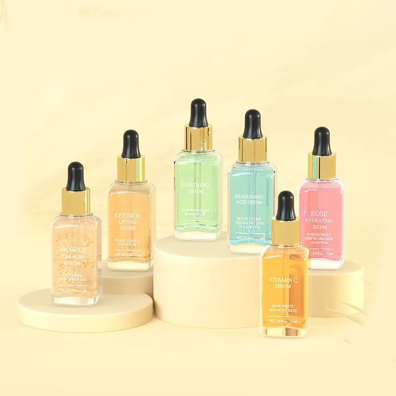 Nature Skin Care Formula Seaweed Water Balance Dark Spot Removal Double Layer 2 in 1 Face Serum