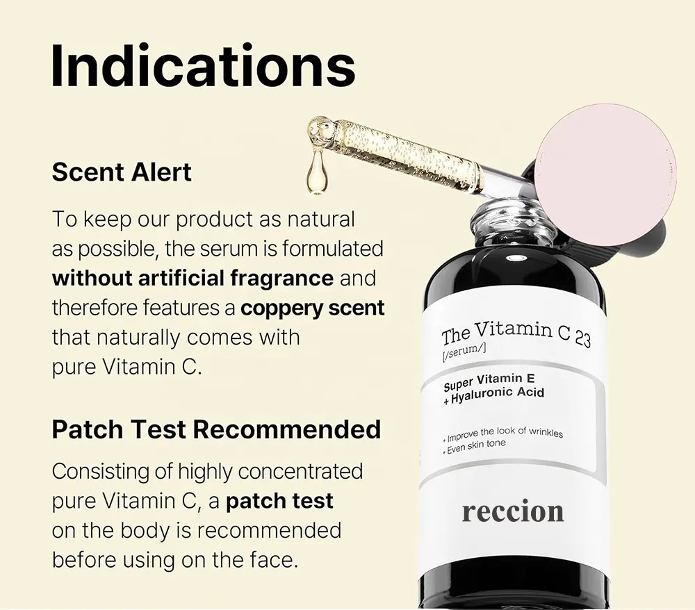 Vitamin C 23% Serum Vitamin E Hyaluronic Acid Whitening Facial Serum Brightening Hydrating Fine Lines Uneven Skin Tone Dull Skin