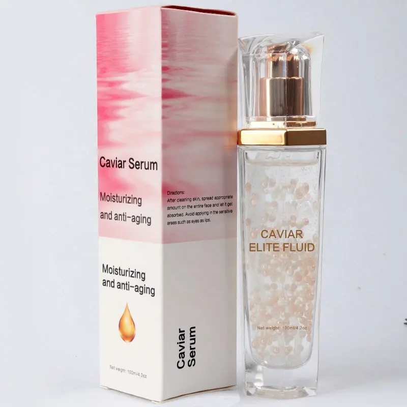 Pallas Brand Pink Caviar Beads Water Magnetuc Multivitamin Anti Aging Anti Wrinkle Serum