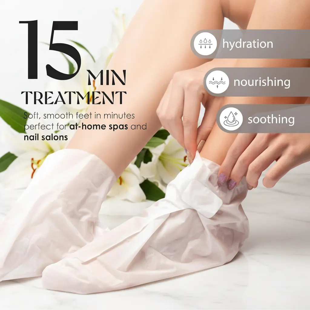 Foot Mask 24 Pairs Shea Butter Avocado Moisturizing After Exfoliator Callus Moisturizing Avocado Foot Mask Masking Sheet Socks