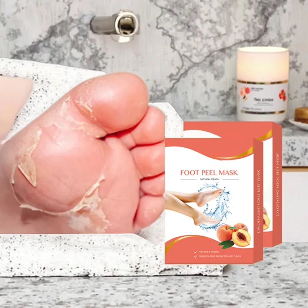 Private Label Organic Herb Infused Foot Peel Mask Aloe Vera Spa Cream Gel Hot Selling Exfoliating Lotion for Dead Skin Removal