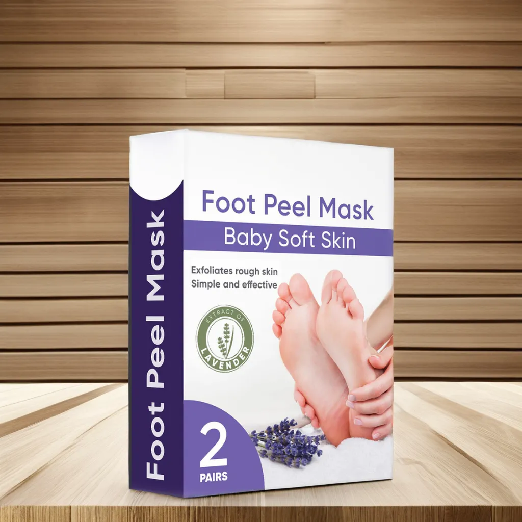 Herbal Foot Peeling Mask (3-pack) Exfoliating Peel off Calluses Dry Skin Cracked Heels for Smooth Moist Baby Skin for Adults